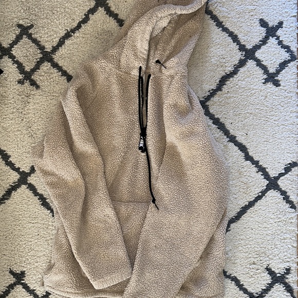 PINK oversized sherpa hoodie - Picture 2 of 2